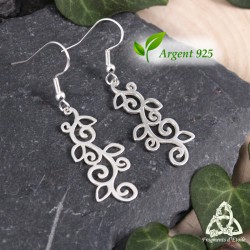 Boucles d'oreilles Ethuil éclat de Printemps - Argent massif